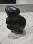 Inuit Soapstone Mother and Child Carving