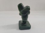 Jade Inuit Eskimo Carving Statue 2.5" Tall