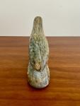 Signed Inuit Stone Art Water Bird from 1950s