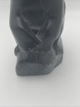 Inuit Soapstone Sea Otter Eating Fish Art