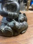 Edmund Wolf Inuit Mother and Child Sculpture
