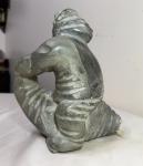 Large Antique Soapstone Inuit Walrus Sculpture