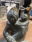 Edmund Wolf Inuit Mother and Child Sculpture