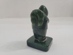 Jade Inuit Eskimo Carving Statue 2.5" Tall