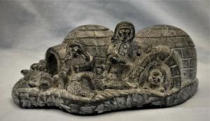 Inuit Eskimo Family Carved Figurine from Canada