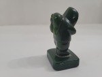 Jade Inuit Eskimo Carving Statue 2.5" Tall