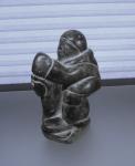 Inuit Soapstone Carving of Man and Seal