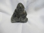 Signed Inuit Soapstone Human Figure Sculpture 4