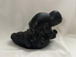 Eskimo Hunter and Walrus Stone Carving 9