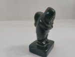 Jade Inuit Eskimo Carving Statue 2.5" Tall