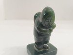 Jade Inuit Eskimo Carving Statue 2.5" Tall