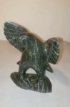 Cape Dorset Inuit Falcon Soapstone Carving by Kakee Peter