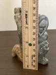 Inuit Eskimo Stone Carving Art Sculpture Signed