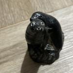 Inuit Original Hand Carved Mother and Child Seals Soapstone Sculpture Canada