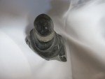 Signed Inuit Soapstone Human Figure Sculpture 4