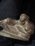 Carved Soapstone Inuit Canadian Eskimo Art Figural Sculpture  Seal