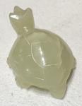 Small Vintage Stone Jade Turtle Sculpture