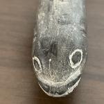 Lucy Signed Inuit Fish Stone Sculpture 7.25”