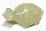 Small Vintage Stone Jade Turtle Sculpture