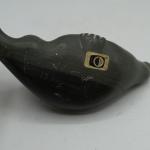 Handmade 9" Inuit Soapstone Seal Sculpture