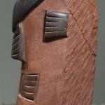 Modernist Hand-Carved Stone Sculpture of Two Figures