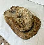 Inuit Soapstone Otter Carving by C. Harris