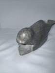 Vintage Inuit Soapstone Beluga Whale/Seal Carving