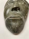 Inuit Soapstone Face Carving, 8.5” x 6”