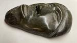 Inuit Soapstone Face Carving, 8.5” x 6”