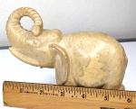Hand-Carved Vintage Stone Elephant Sculpture 6