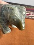 Soapstone Bear Sculpture by Inuit Artist William Luke