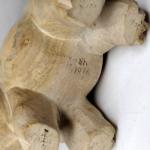 Hand-Carved Vintage Stone Elephant Sculpture 6