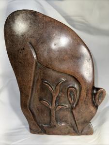 Shona Tribe Hand Carved Stone Sculpture, 10