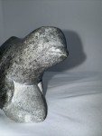 Vintage Inuit Soapstone Beluga Whale/Seal Carving