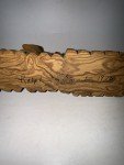 1976 Signed Inuit Seal Hunter Wood Carving
