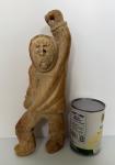 Alaskan Inuit Style Hand Carved Bone Figurine