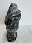 Inuit Soapstone Carving of Couple - Signed Artwork
