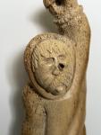 Alaskan Inuit Style Hand Carved Bone Figurine