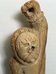 Alaskan Inuit Style Hand Carved Bone Figurine