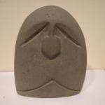 Inuit Stone Sculpture Face by Artist Paul