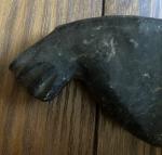 Inuit Soapstone Seal Carving - Signed Art Piece