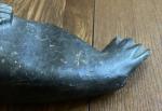 Inuit Soapstone Seal Carving - Signed Art Piece
