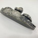 Inuit Kayak Seal Hunter Soapstone Carving