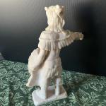 14" Hand-Carved Aztec Jaguar Warrior Sculpture