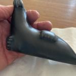 Hand Carved Inuit Soapstone Seal Sculpture