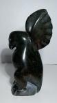 Signed Vintage Inuit Soapstone Bird Carving 13”