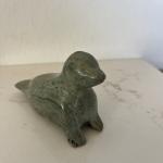 Hand Carved Inuit Soapstone Seal Figurine