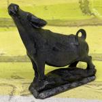 Hand Carved Water Buffalo Stone Figurine 5