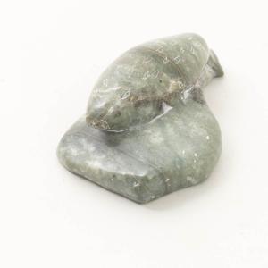 Handcrafted Soapstone Seal Inuit Art Carving 3.5