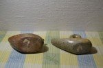 Hand-Carved Soapstone Duck Figurines Set of 2